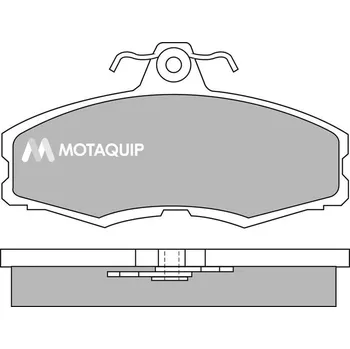 Brzdová destička Sada brzdových destiček, vždy 4 kusy v sadě MOTAQUIP LVXL306
