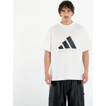 Pánské tričko Tričko adidas Basketball T-Shirt Chalk White L