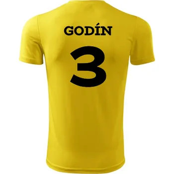 Dětský fotbalový dres Godín - Barva: žlutá, Velikost 6let
