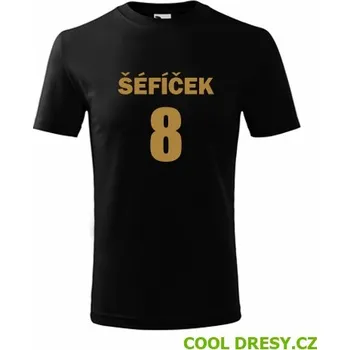 Tričko Šéfíček 8 - Barva: černá, Velikost 6let
