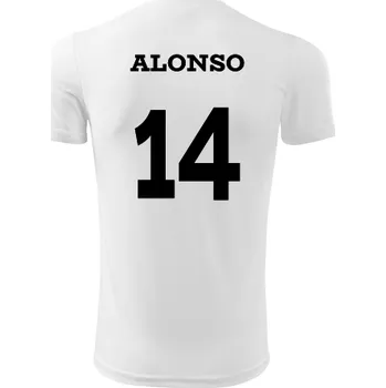 Dětský fotbalový dres Alonso - Barva: bílá, Velikost 8let