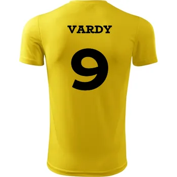 Dětský fotbalový dres Vardy - Barva: žlutá, Velikost 8let