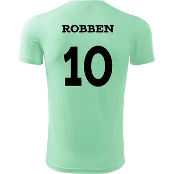 Sport Dětský fotbalový dres Robben - Barva: mátová, Velikost 8let