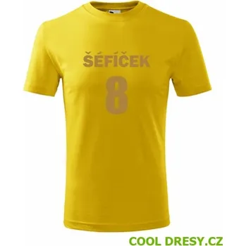 Tričko Šéfíček 8 - Barva: žlutá, Velikost 12let