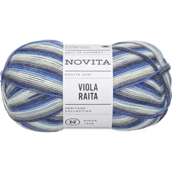 Příze Novita Viola Raita 8421 Déšť (Ponožková příze Viola Raita Regnerischer Tag)