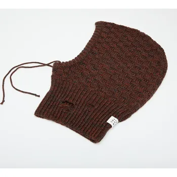 Čepice Čepice MM6 Maison Margiela Beanie Dark Grey Melange/ Brown L