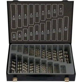 Vrták Vrták HSS-Co 5% 1 - 10 mm DIN 338. Sada Projahn Cobalt 70 ks (DATPJ60643)