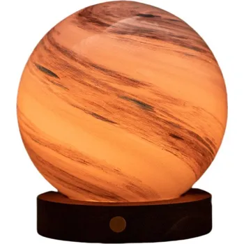 Dekorativní svítidlo Hnědá/v tmavě přírodní barvě světelná dekorace na USB ø 12 cm Polar Cloud – Gingko ID_1795370