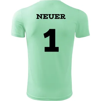 Dětský fotbalový dres Neuer - Barva: mátová, Velikost 10let