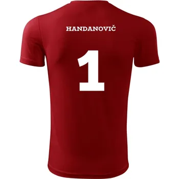 Dětský fotbalový dres Handanovič - Barva: červená, Velikost 8let
