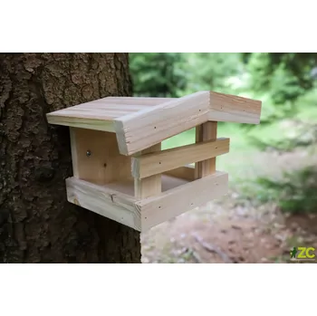 Krmítko pro ptáka Krmítko pro venkovní ptactvo dřevěné - Kuba 23.5x14.5x17.5 cm