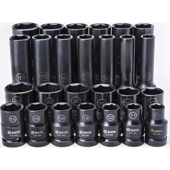 Gola sada 26 ks. Sada metrických tenkostěnných nástrčných hl (SATAST34399T)