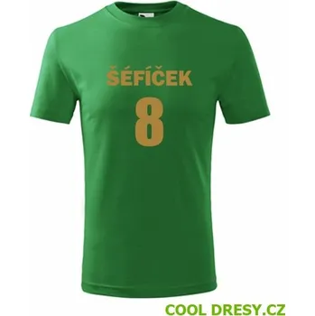 Tričko Šéfíček 8 - Barva: střední zelená, Velikost 10let