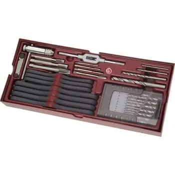 COMPLETO - souprava závitořeznéhoho nářadí M3-M12 + vrtáky 40ks KRAFTWERK (KRAF-KR-4900-34B)