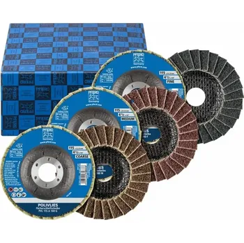 Brusný kotouč Lamelové brusné kotouče pr. 115 mm POLIVLIES Pferd SET PVL 115 A (Sada 3 ks) (PF4007220414613)