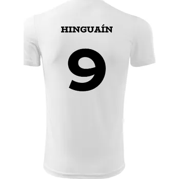 Dětský fotbalový dres Hinguaín - Barva: bílá, Velikost 8let