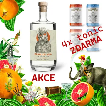 Gin Seekers Pearl of Asia modern gin 41,3% 0,7L + 4x tonic Double Dutch ZDARMA
