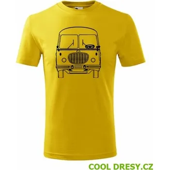 Chlapecké oblečení Tričko s autobusem RTO dětské - Barva: žlutá, Velikost 6let