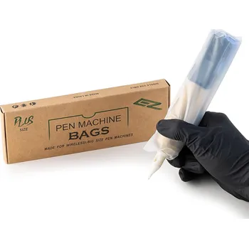 Tetovací strojek EZ Tattoo Supply Sáčky na bezdrátový strojek PLUS , 200ks, 60x180mm, průsvitné