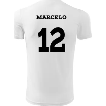 Dětský fotbalový dres Marcelo - Barva: bílá, Velikost 12let