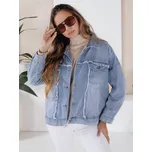 Modrá dámská džínová bunda DENZARIA TY4905 Velikost: S/M