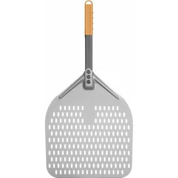 Příprava pizzy Škrabka na pizzu s perforací a krátkou rukojetí, čtvercová, HENDI, 350x710mm