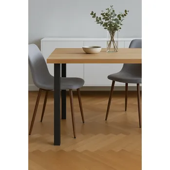 Stolová podnož In-Design Stolová noha NYKO 60x60, antracit s rektifikací Výška nohy (mm): 410