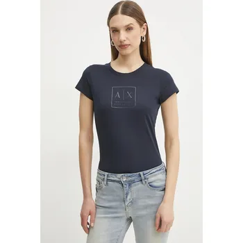 Bavlněné tričko Armani Exchange tmavomodrá barva, XW000530 AF10359 XW000530.AF10359 59X, vel. S