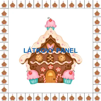 Panel bavlna - VÁNOČNÍ PEČENÍ-220-85 Velikost: 15x15cm