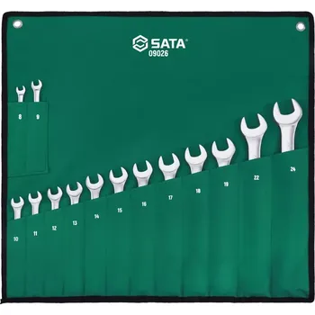 Klíč 14 ks. Sada metrických kombinovaných klíčů - 8, 9, (SATAST09026SJ)