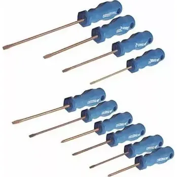 Sada nářadí Dílenské šroubováky PL + PH Gedore 0800003C Nejiskřivé (ATEX) Sada 10 ks (GED0800003C)