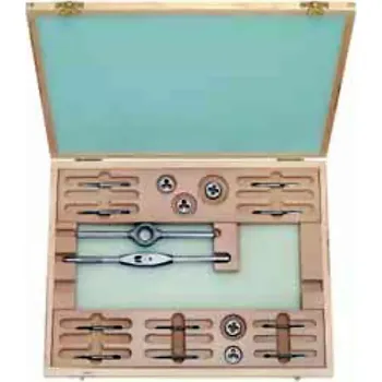 Závitořezný nástroj Souprava závitořezných nástrojů Bučovice Tools UNF 0, HSS (UNC 5-44 - 12-28) (BU346 000)