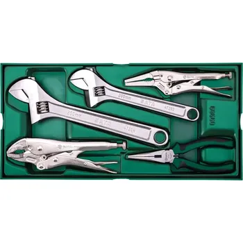 Sada nářadí Sada 5 ks. Sada nastavitelných klíčů a kleští (SATAST09909-02)