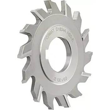 Fréza Kotoučová fréza DIN885 HS S-Co5 typ HR tvar A křížo vé ozubení, 100x8 mm FORM AT