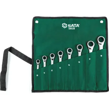 Klíč 8 ks. Sada metrických očkoplochých klíčů - 10, 11, (SATAST09038SJ)