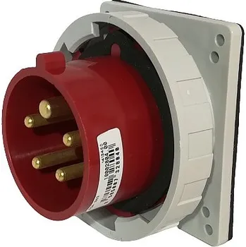 Elektrická zásuvka SEZ DK Vestavná přívodka rovná 400 V, IP 67, 32 A, 5-pól