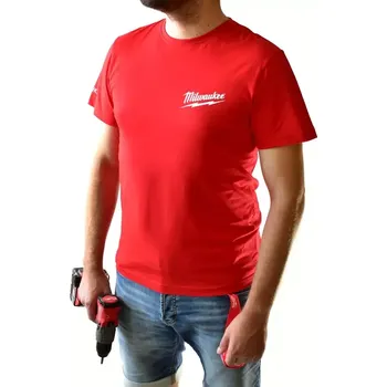 Jednorázový oděv Tričko Milwaukee červené vel. XXL (MITRIKXXL)