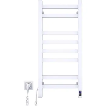 Radiátor Koupelnový žebříkový radiátor s term. AVANGARD 251W/230V 80,6 cm IP44 bílá levá