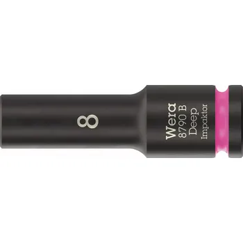 Wera 005550 Nástrčná hlavice 3/8" 6hran 8 mm typ 8790 B Impaktor Deep, dlouhá (W05005550001)