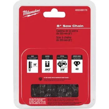 Motorová pila Řetěz 20 cm Milwaukee na motorovou pilu, rozteč 9,5 cm, rozchod 1,1 mm, 4932480176 (MI4932480176)