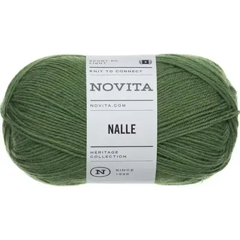 Příze Novita Nalle 347 Zelená (Ponožková příze Nalle Farn)