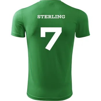 Dětský fotbalový dres Sterling - Barva: střední zelená, Velikost 10let