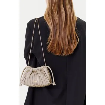 Kabelka Kabelka Calvin Klein Plisse Mini Drawstring Bag LV04F3077G Écru OS