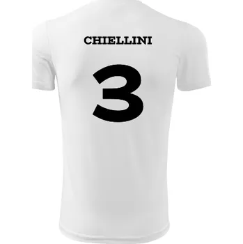 Dětský fotbalový dres Chiellini - Barva: bílá, Velikost 8let