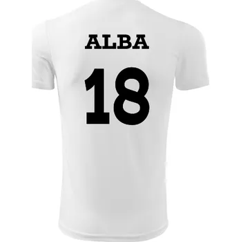 Dětský fotbalový dres Alba - Barva: bílá, Velikost 10let