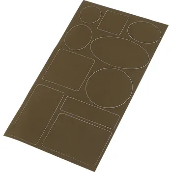 Látková záplata Samolepicí záplaty voděodolné tvary