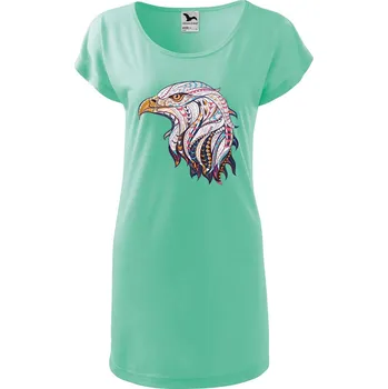 Dámské tričko DOBRÝ TRIKO Dámské tričko/šaty Hlava orla Velikost: M, Barva: Mátová