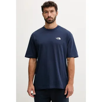 Pánské oblečení Bavlněné tričko The North Face Essential NF0A87NR8K21 námořnická modř 59X, vel. S