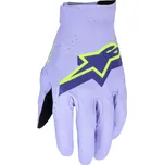 ALPINESTARS rukavice SUPERTECH MX levandulová/fialová/žlutá 2026 - 4XL