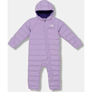 Kojenecký overal The North Face BABY PERRITO ONE PIECE fialová barva, NF0A8DH0QZI1 04X, vel. 84-89